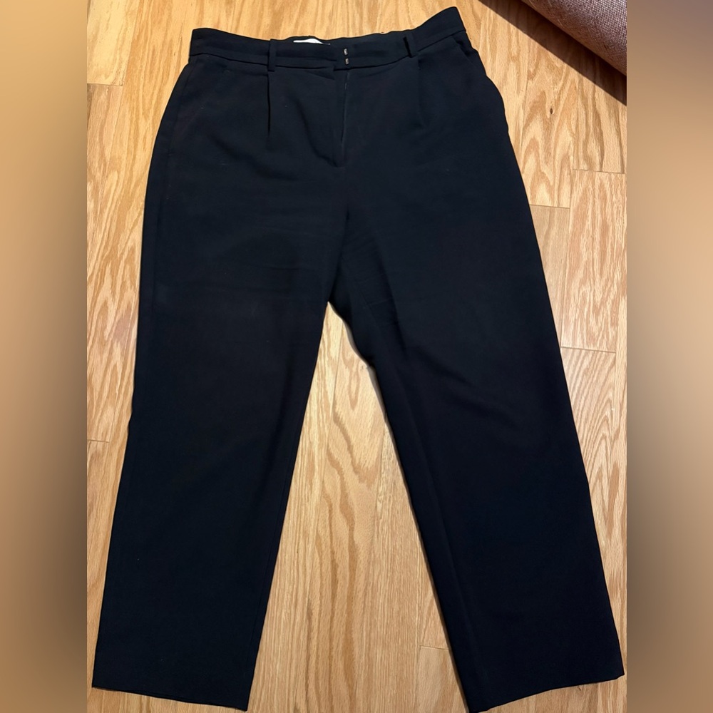 Abercrombie & Fitch Black Women's Tailored Straight Pant - Black - 32